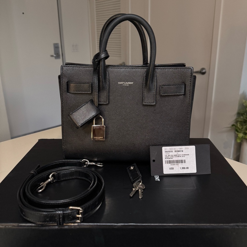 YSL | Sac De Jour Nano | Grained Leather